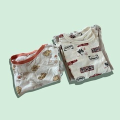 【子ども服まとめ売り】のんたんパジャマ 80サイズ・カーズ肌着 110サイズの画像