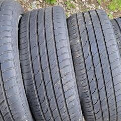 中古17インチ夏タイヤアルミホイール 4本セットの画像