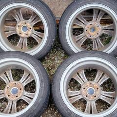 中古17インチ夏タイヤアルミホイール 4本セットの画像