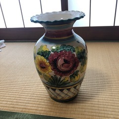 花柄の花瓶