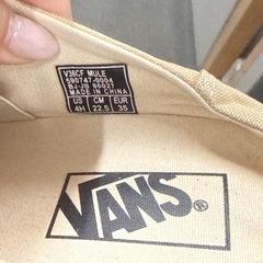 VANSスニーカー 22.5cmの画像