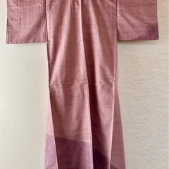 正絹　　紬　　着物　の画像