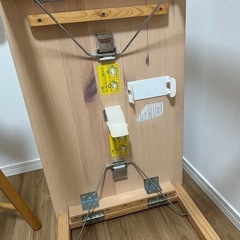 チェア(折りたたみ可能)　無印　パイン材　※机は含まれません！の画像