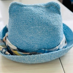 キッズ帽子耳付きの画像