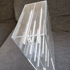 無印良品　アクリルネックレス・ピアスケース・見開きタイプ(ジュエリーケース)の画像