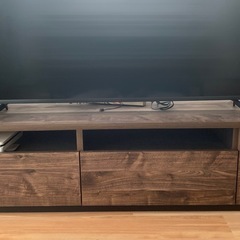 TV台テレビ台ダークブラウン☆150cm幅☆美品