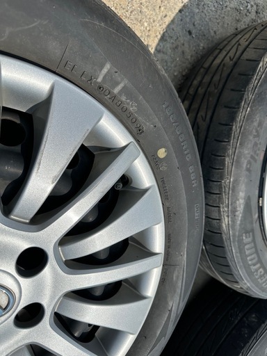 スチールタイヤ4本セット　クラウンセダン用　185/65/R15 88H