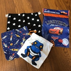 🌟コメント欄ご参照ください🌟 男の子向け★巾着4点セット(うち1...
