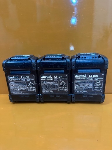 マキタ18v2.5a バッテリー ×3