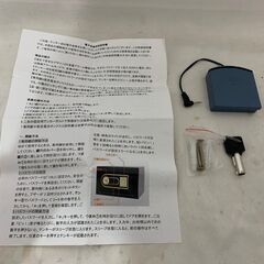 テンキー式電子金庫 取扱い説明書 鍵 その他備品付き カラー: ブラックの画像