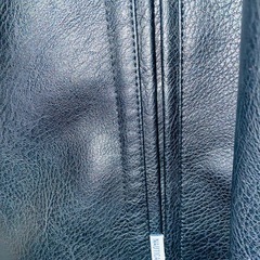NAUTICA ブラックレザージャケットの画像