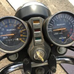 福山市　瀬戸町　スズキ マメタン OR50E 低走行9825km 実動 書類付き 吹け上がり良好 キレイめ レストア カスタムにも 検索 GS GN GT TS CBの画像