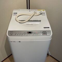 [配送あり] 高機能モデル2点セット 東芝電子レンジ シャープ洗濯乾燥機の画像