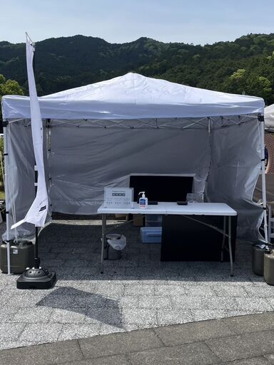【美品】テント一式お譲りします（イベントで1度のみ使用）