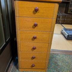  美品　収納家具　6段小引き出し　
