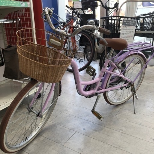 【セール】 子供用自転車22インチピンク (トレファク堺福田店) 北野田の 自転車本体