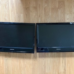 【ジャンク】19型　液晶テレビ　2台