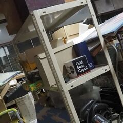 アイアン、中量棚、白い棚、９０ｘ４２ｘ１８０、スリムな白い棚