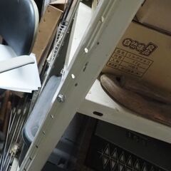 アイアン、中量棚、白い棚、９０ｘ４２ｘ１８０、スリムな白い棚の画像