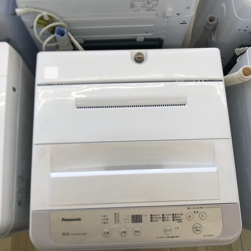 Panasonic 5.0kg　全自動洗濯機:2020年製【リサイクルフカツ岡崎倉庫店】250514