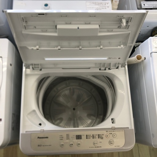 Panasonic 5.0kg　全自動洗濯機:2020年製【リサイクルフカツ岡崎倉庫店】250514