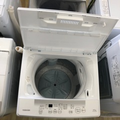 TOSHIBA 4.5kg全自動洗濯機:2023年製【リサイクルフカツ岡崎倉庫店】250514