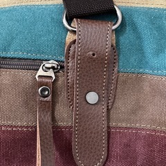 デニム2ウェイショルダーバックの画像