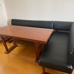 ダイニングソファテーブルセット