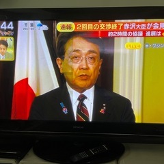 無料 テレビ　HITACHI WOOO P46-XP035 46インチ