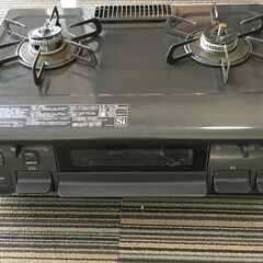 ♪パロマ 都市ガス用 2口ガスコンロ PA-S42B-1L ガステーブル 動作確認済 中古 (NF250514) 360-462