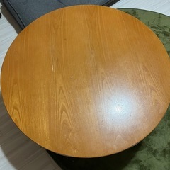 テーブル丸型こたつ機能搭載