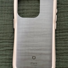 iFace カバー　ベージュ　iPhone15Pro 