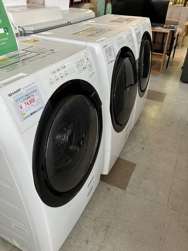 ドラム式洗濯機(7kg・10㎏・11㎏)】配送設置可能