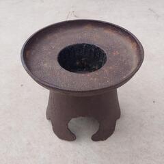 昭和レトロ　鉄製　花器