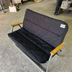DCM 折りたたみアウトドアチェア 2人掛け 美品の画像