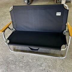 DCM 折りたたみアウトドアチェア 2人掛け 美品の画像