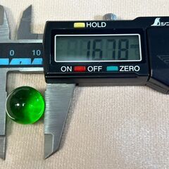 ビー玉　ガラス玉　約１７mm　グリーン緑　約３００個　DIY　工作　自由研究　手作り　学校の画像