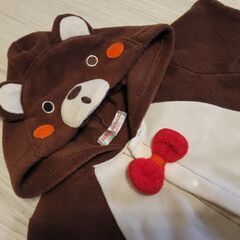 子供服 ベビー キッズ クマ 着ぐるみ 80 ロンパース カバー...