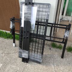 NITORI シングルパイプベッド (バジーナ F3 BK)の画像