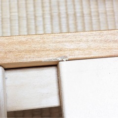 ダブルベッドフレーム  宮付き　コンセント付き　スノコベッドの画像