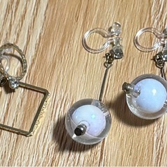 ノンホールピアス2種と片方のみ