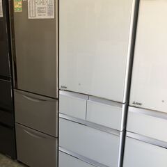 MITSUBISHI　２０２３年製品　４５５L　ガラストップ　左開き
