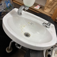 洗面台／手洗い/TOTO製/現状品