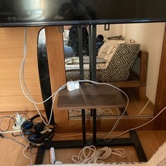 50インチテレビ　ジャンク　テレビ台付きの画像