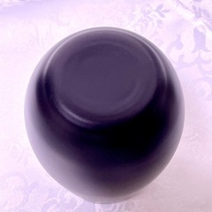 【未使用】黒ガラスゴブレット5個セットの画像