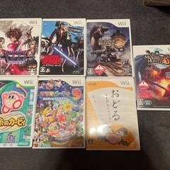 Wii本体とゲーム7本セット wii fit付き付属品付き箱付き (やどん