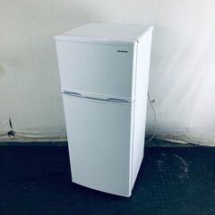 ID:re11423 アイリスオーヤマ IRISOHYAMA 冷蔵庫 一人暮らし 中古 2022年製 2ドア 118L ホワイト 直冷式 右開き IRSD-12B-W  【リユース品：状態B】【送料無料】【設置費用無料】