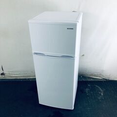ID:re11424 アイリスオーヤマ IRISOHYAMA 冷蔵庫 一人暮らし 中古 2023年製 2ドア 118L ホワイト 直冷式 右開き IRSD-12B-W  【リユース品：状態B】【送料無料】【設置費用無料】