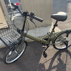 折りたたみ自転車　シマノ6段変速　20インチ