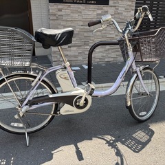 Panasonic 電動アシスト自転車 パープル 引き取り限定です。